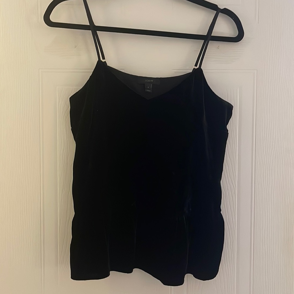 J.CREW velvet tank